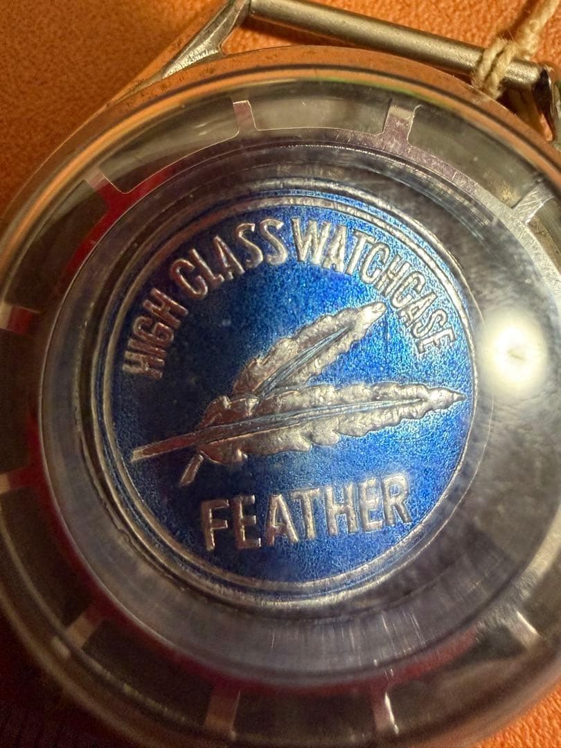 FEATHER ステンレススチール 時計ケース　昭和レトロ — image 2