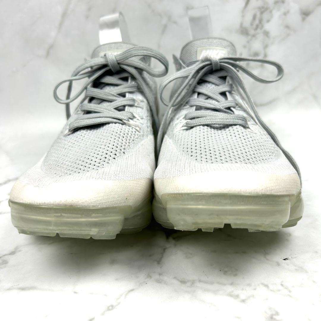 NIKE AIR ヴェイパーマックス フライニット ピュアプラチナム　26.5 — image 3