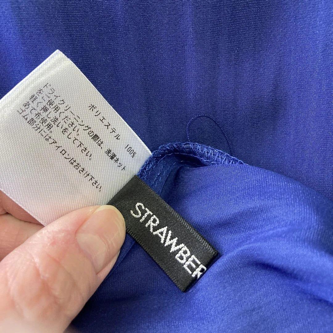 STRAWBER ノースリーブ ロングワンピース ブルー — image 3