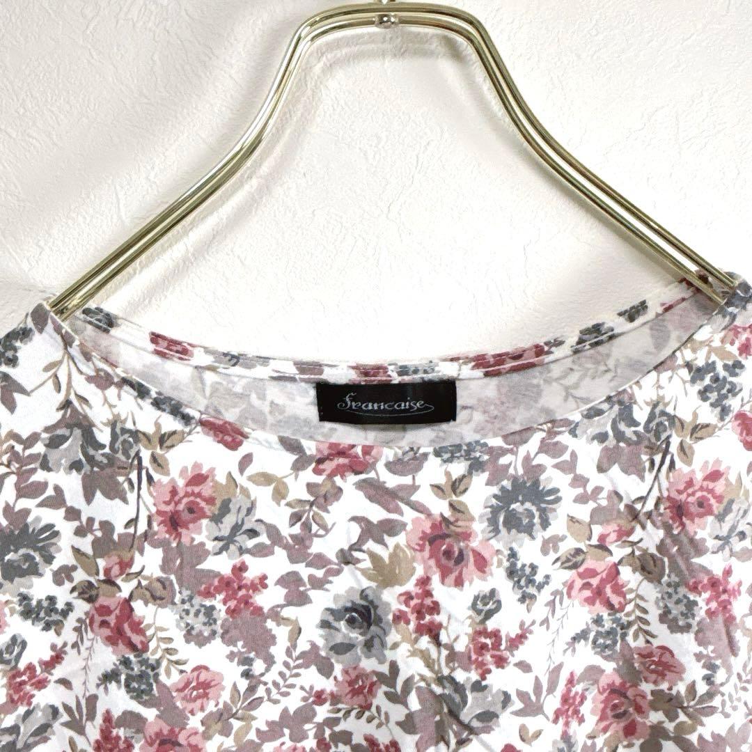 【K61】フランセーズfrancaise レディースTシャツ　3Lノースリーブ — image 2
