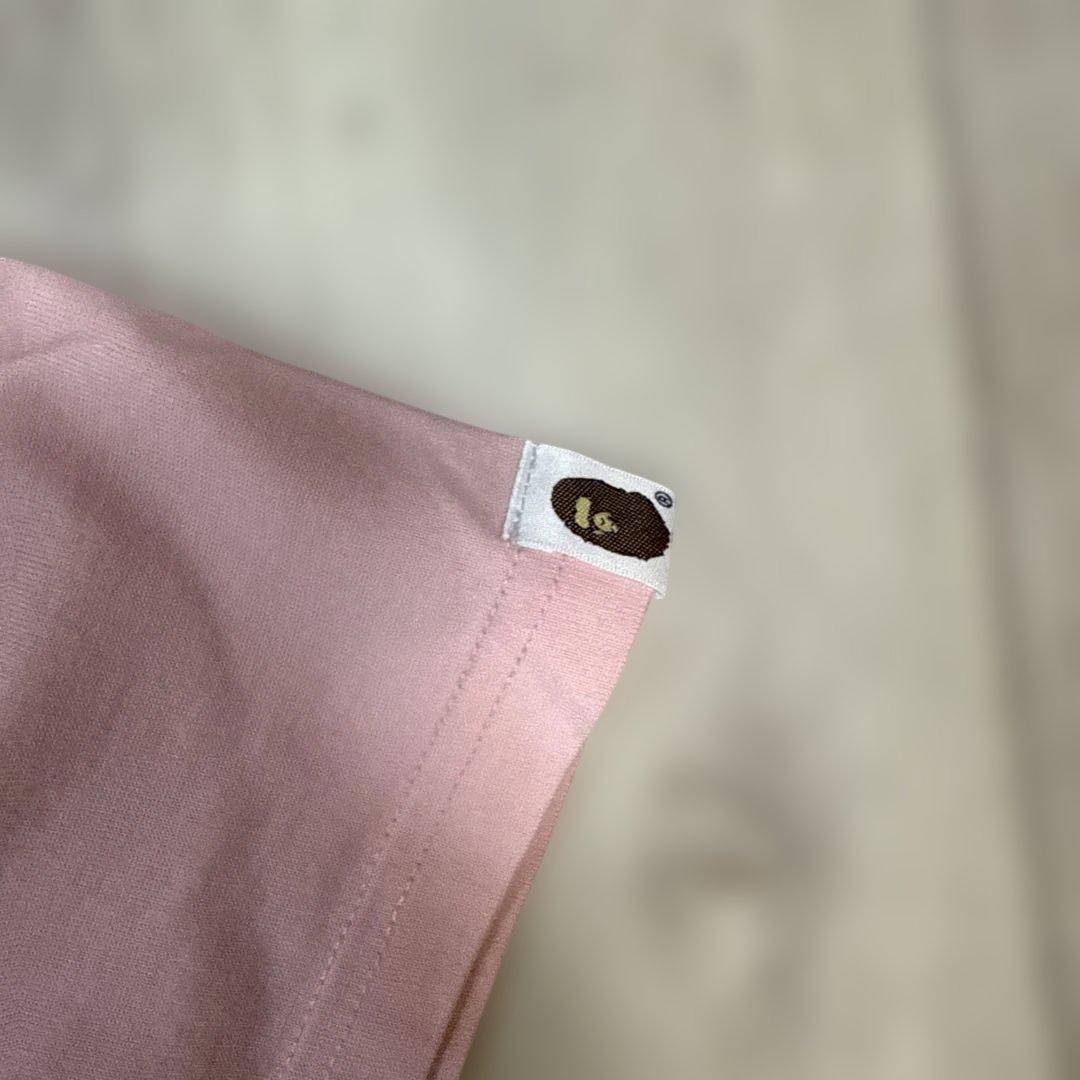 A BATHING APE カモフラポケット Tシャツ ピンク XL — image 4