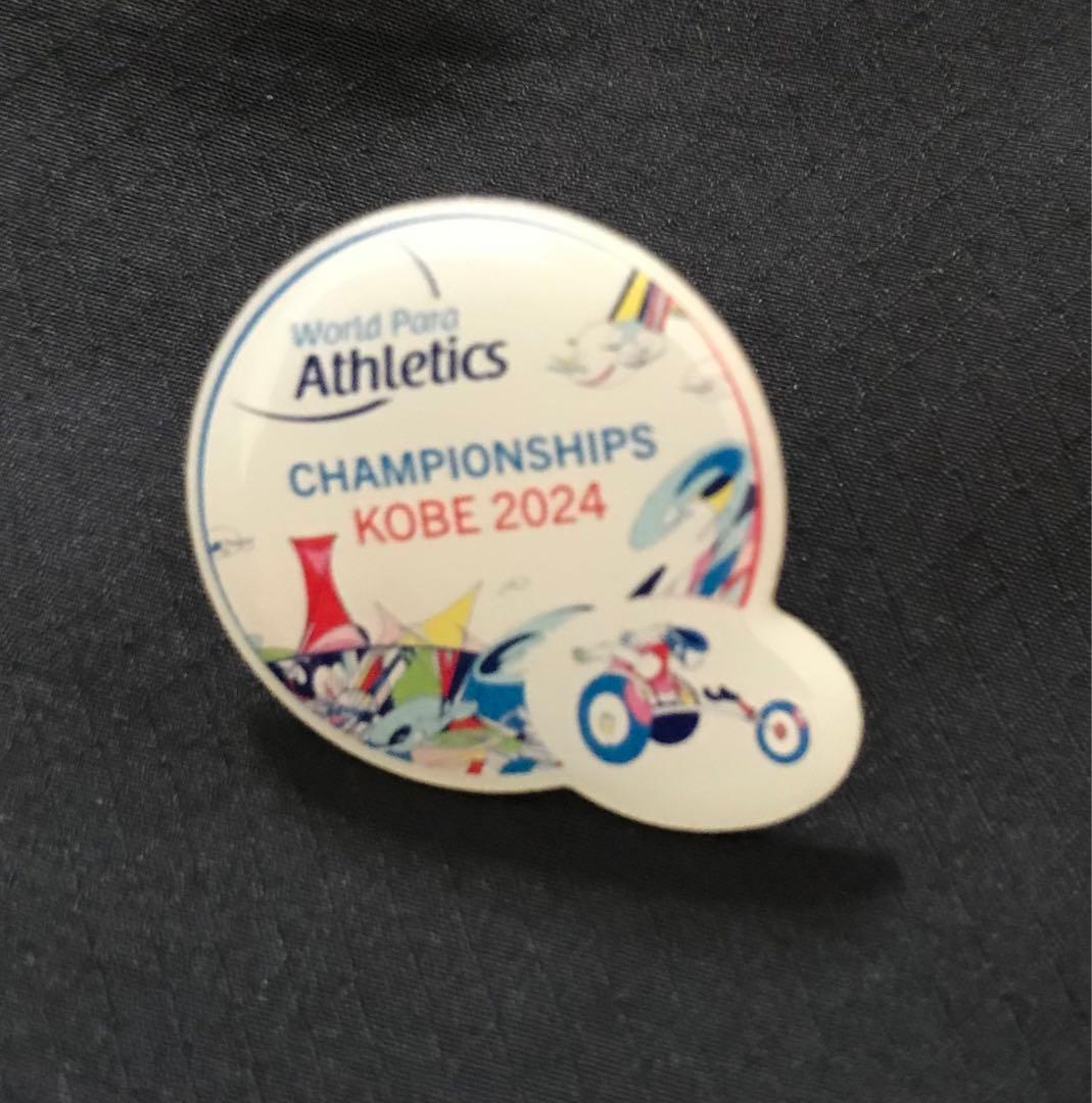 2024神戸世界パラ陸上選手権大会 タオル　ストラップ　ピンバッジ非売品セット — image 4