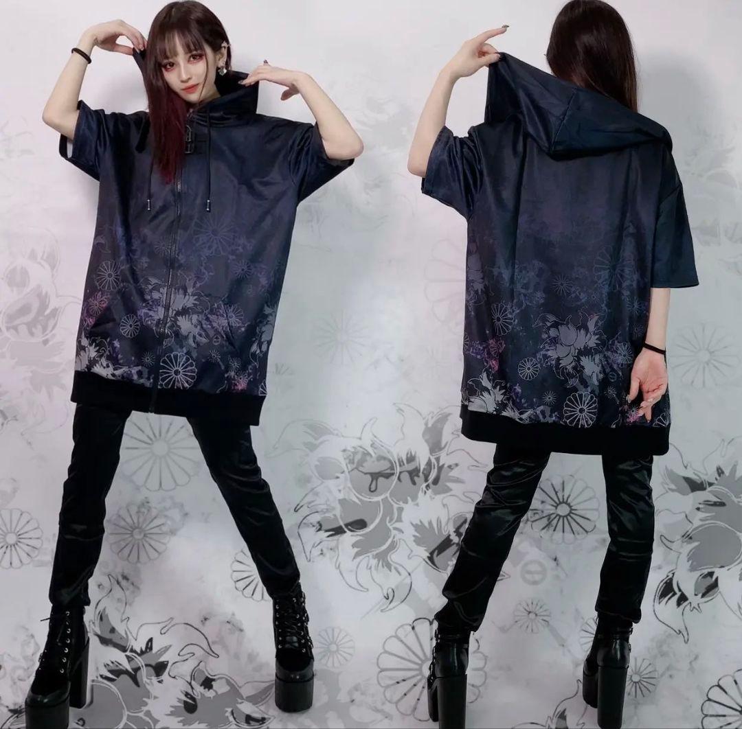 NieR HALF SLEEVE GRADATION ZIP PARKA — image 2