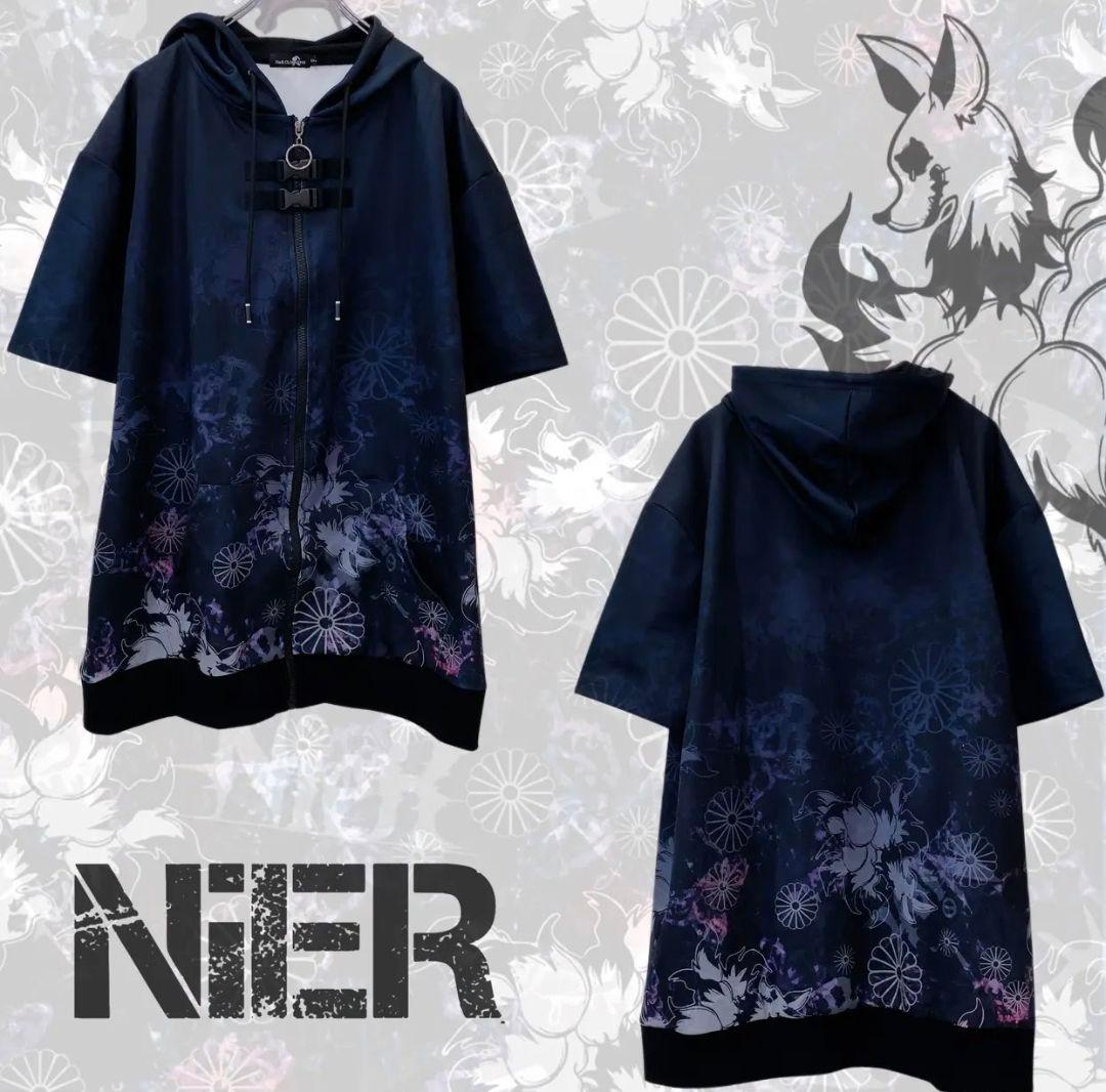 NieR HALF SLEEVE GRADATION ZIP PARKA — image 3