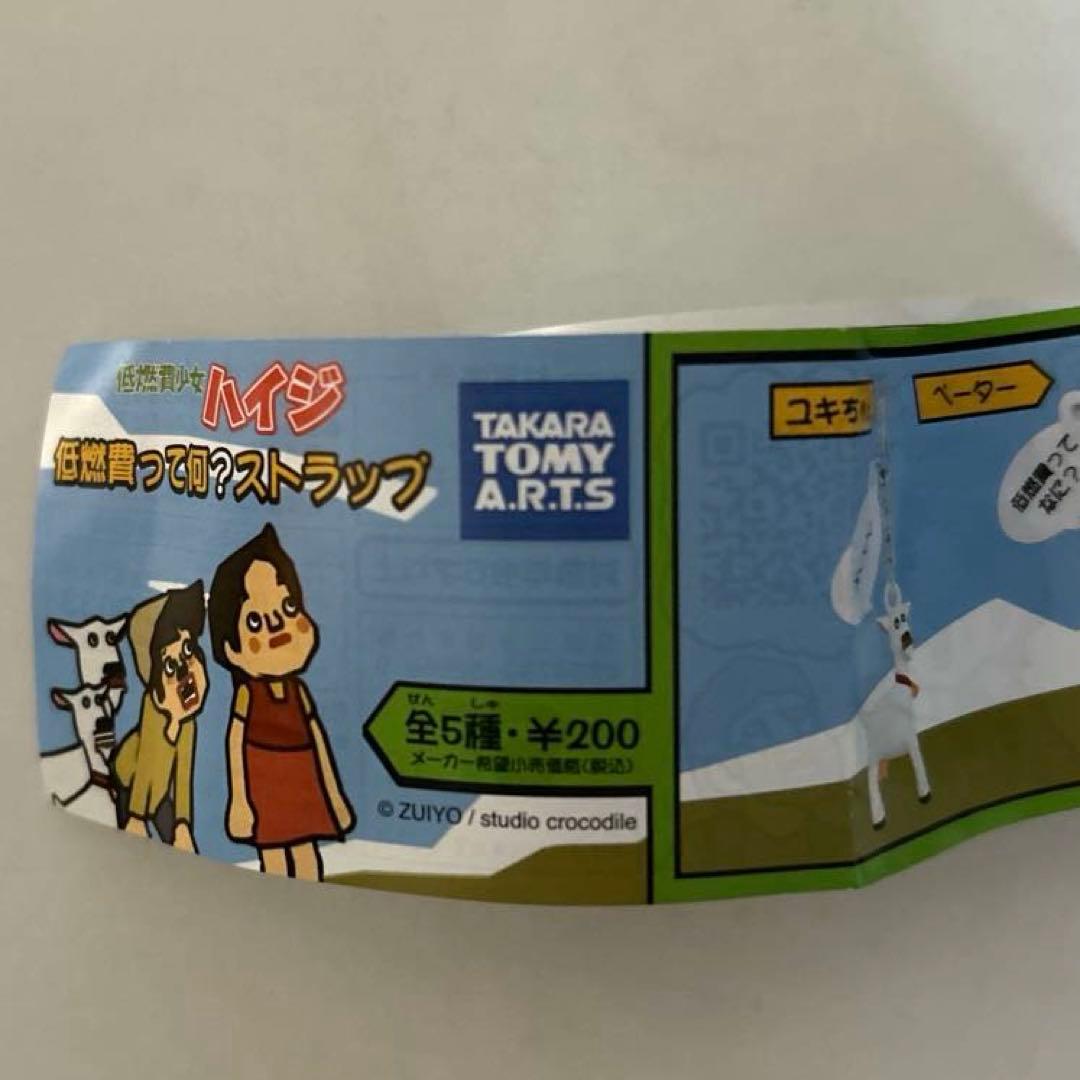 【未開封・レア】低燃費少女ハイジ 低燃費って何？ストラップ 2種セット — image 4