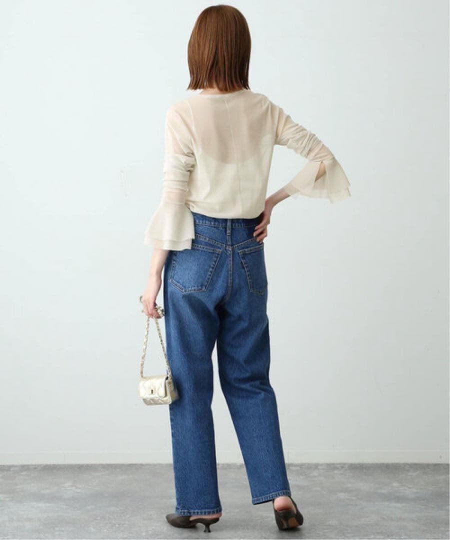 【SLOBE IENA】ラッフルスリーブチュールプルオーバー — image 3