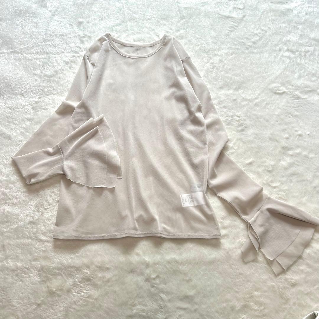 【SLOBE IENA】ラッフルスリーブチュールプルオーバー — image 4