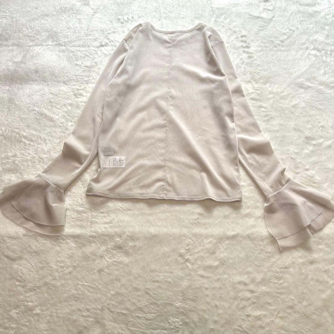 【SLOBE IENA】ラッフルスリーブチュールプルオーバー — image 5
