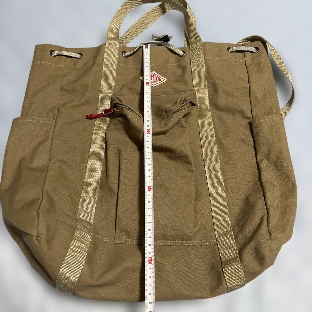 [超美品]DANTON 2WAY リュック トートバッグ ベージュ即日発送 — image 3