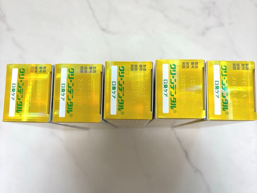【新品・未開封】 薬用 クリーンデンタル 口臭ケア 100g ×5本 — image 3