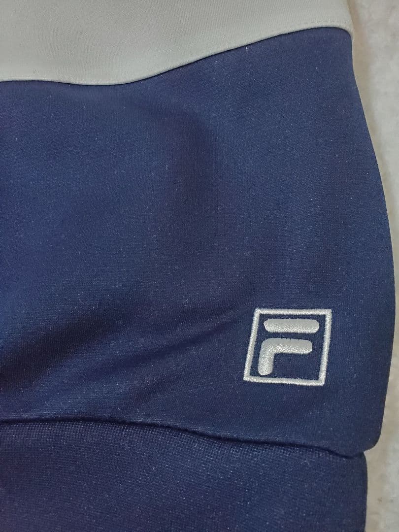 【古着】 FILA トリコロールカラー ジップアップパーカー — image 5