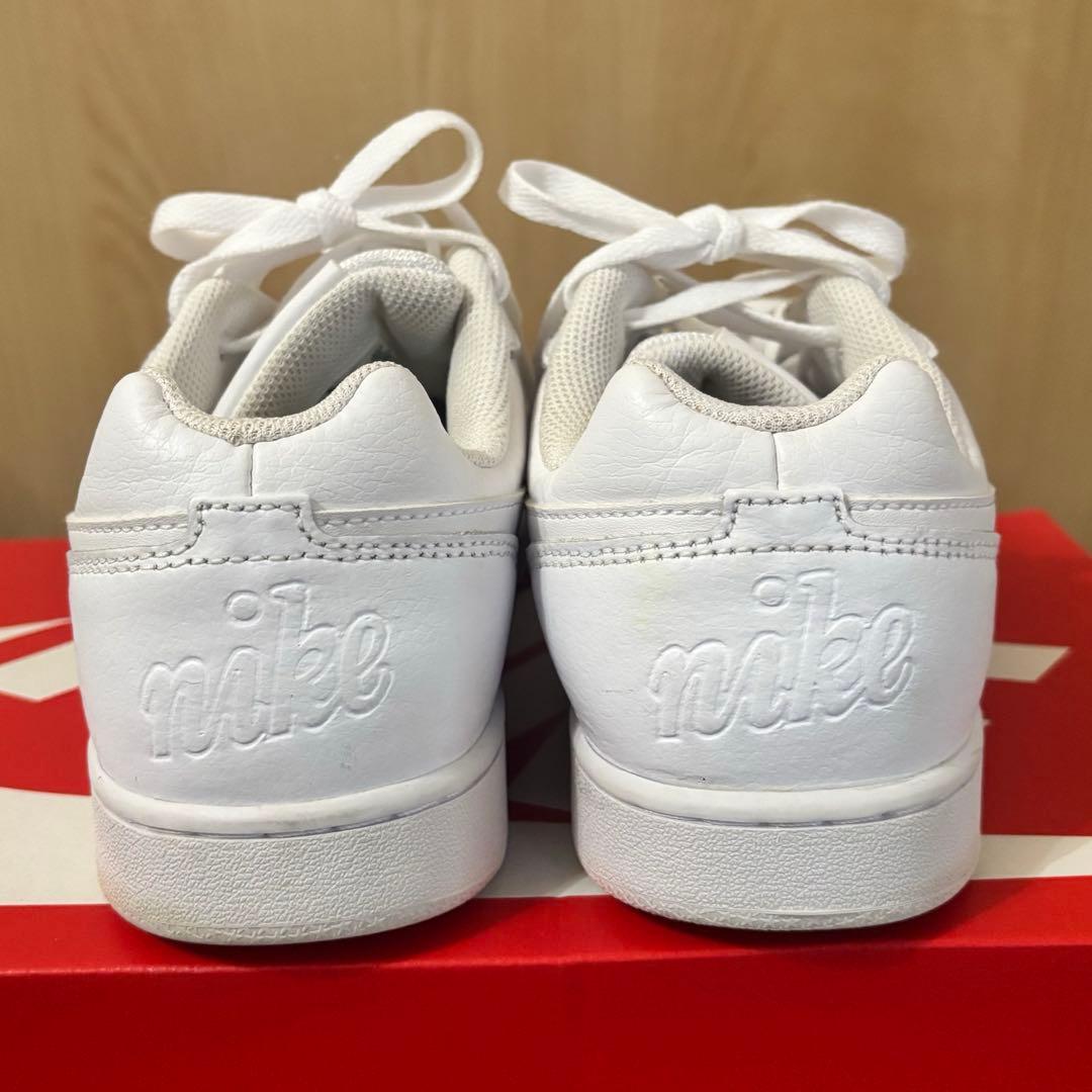 ナイキ　NIKE エバノン　ホワイト スニーカー　25cm 美品 — image 2