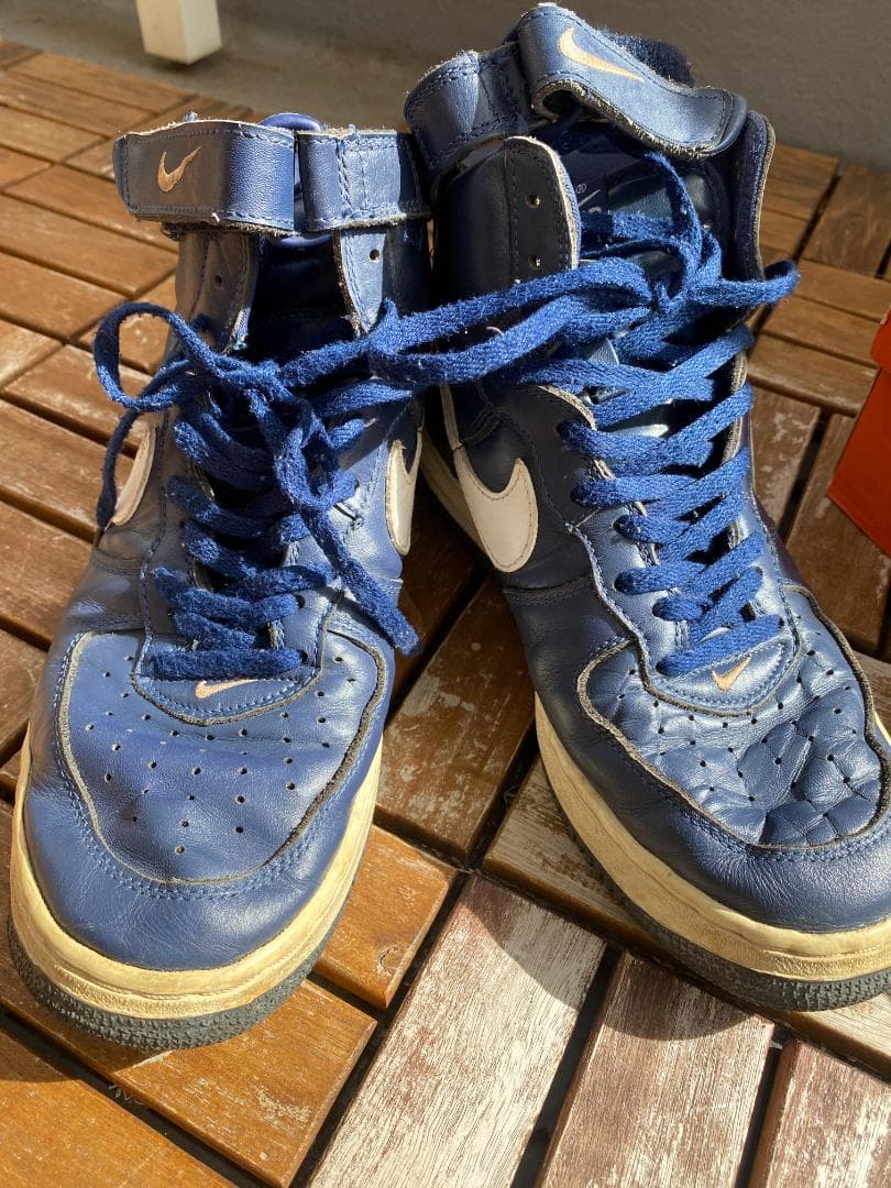 【週末割引】ナイキ　96年製 NIKE AIR FORCE 1 ネイビー — image 2