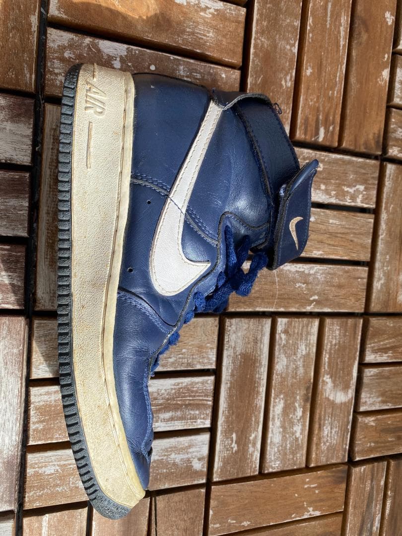 【週末割引】ナイキ　96年製 NIKE AIR FORCE 1 ネイビー — image 5