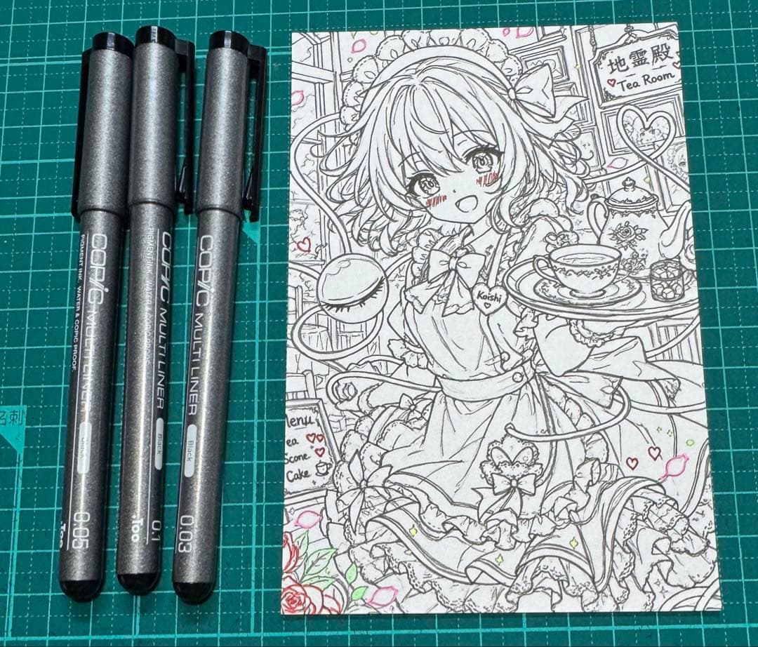 手描きイラスト　古明地こいし　ファンアート　東方project — image 2