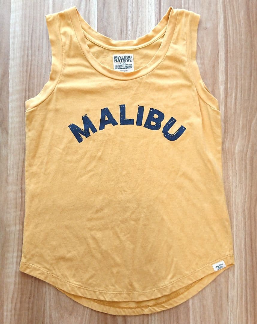 【BAYFLOW】MALIBU ロゴタンクトップ【サイズ2】マスタードイエロー — image 2