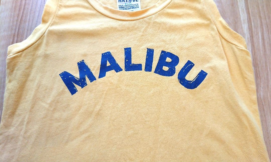 【BAYFLOW】MALIBU ロゴタンクトップ【サイズ2】マスタードイエロー — image 5