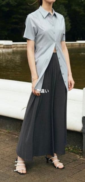 IRENE 定価31900円 半袖　Georgette Shirt — image 2