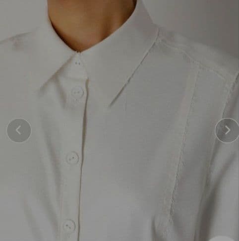 IRENE 定価31900円 半袖　Georgette Shirt — image 3