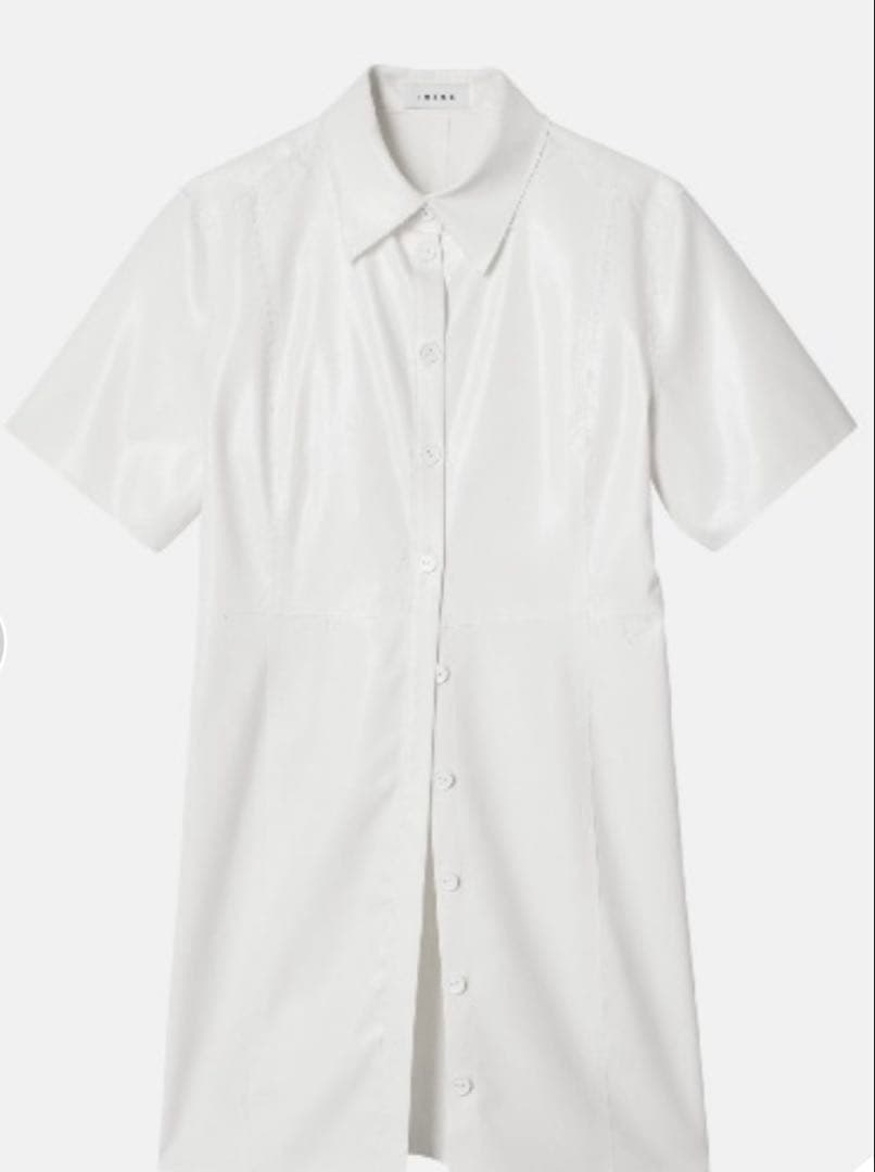 IRENE 定価31900円 半袖　Georgette Shirt — image 4