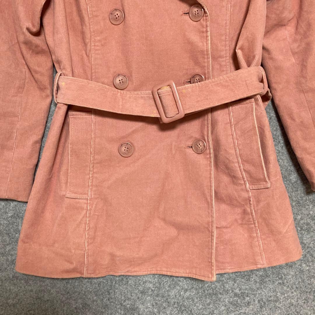 L.O.D style ピンク ダブルブレスト トレンチコート — image 3