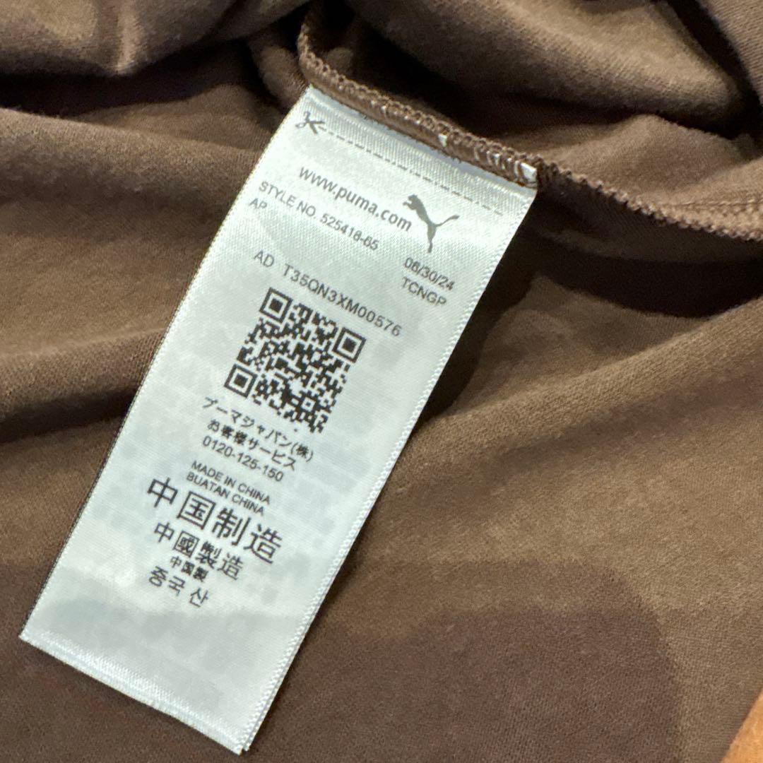 PUMA プーマ　ブラウン Tシャツ　ヨガウェア　スポーツウェア　 Ｓ — image 4