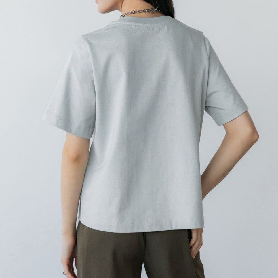 クルーレ★ドライコンフォートカラーTシャツ ice blueサイズ1 — image 3