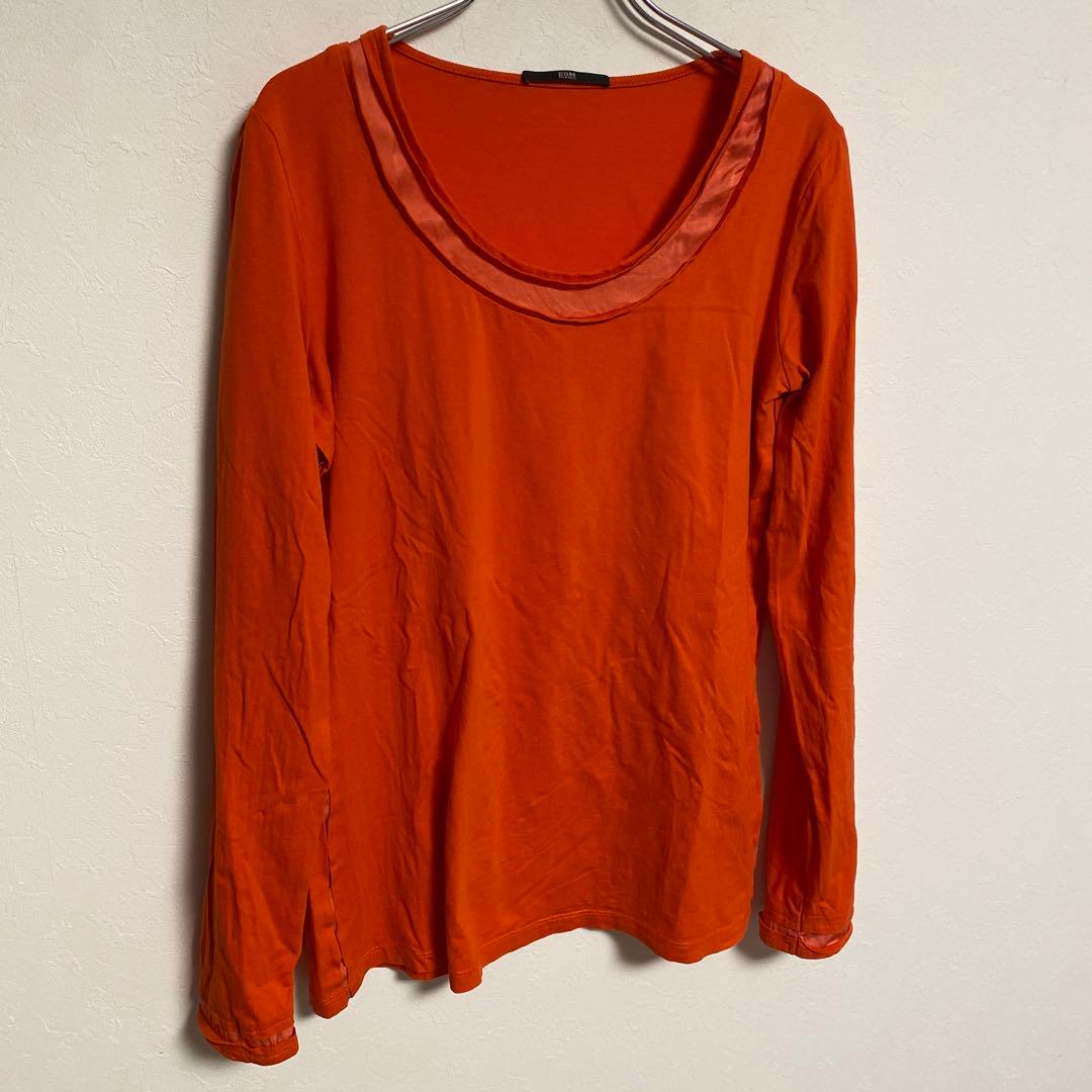 HUGO BOSS 長袖 カットソー オレンジ M レディース — image 2