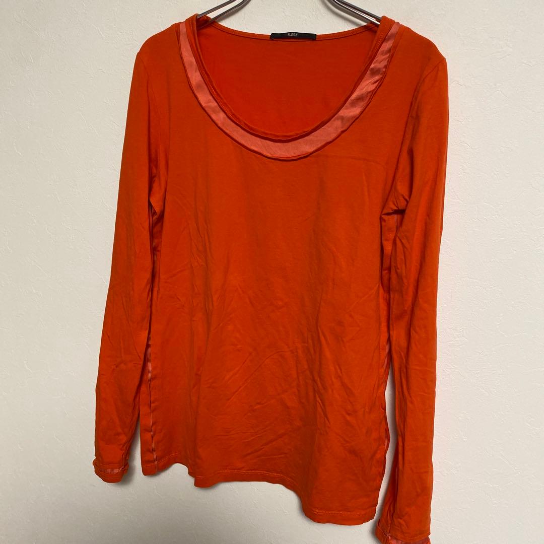 HUGO BOSS 長袖 カットソー オレンジ M レディース — image 4