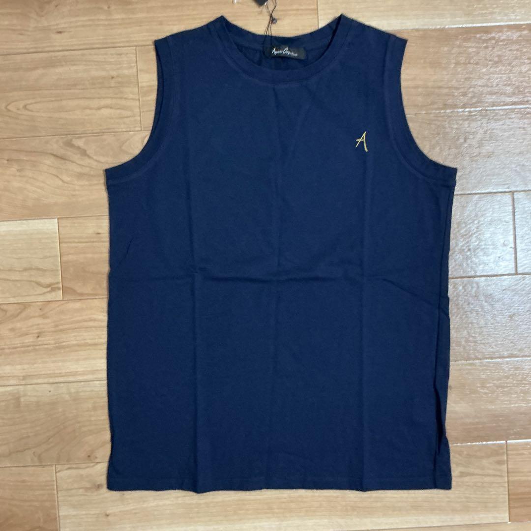 週末セール‼️AnneCoquine 半袖Tシャツ＆タンクトップセット ネイビーM — image 5