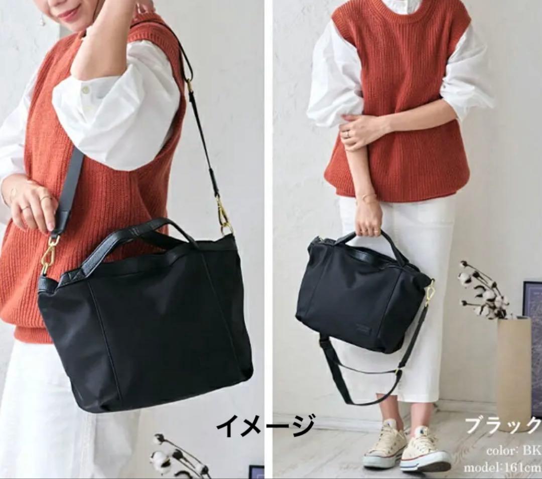 LIZDAYS（リズデイズ）　ハンド・ショルダーバッグ　2way ブラック系 — image 2