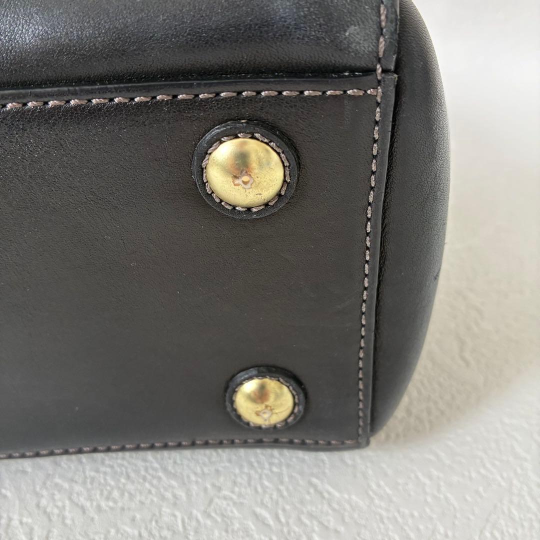 【希少】COACH Old Coach 11553 トートバッグ 本革 ブラック — image 5