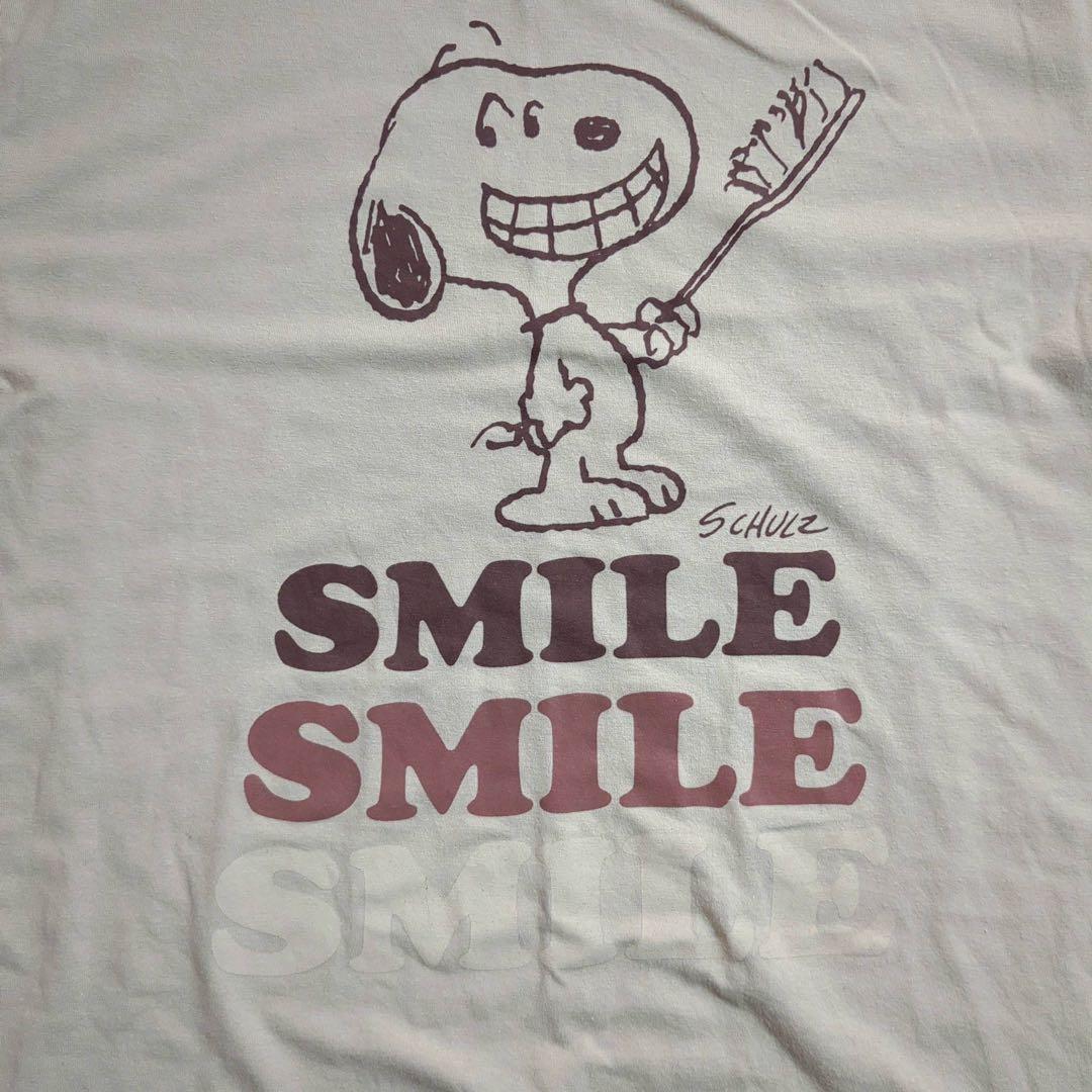 スヌーピー ロンT L ベージュ PEANUTS プリント 長袖 — image 5