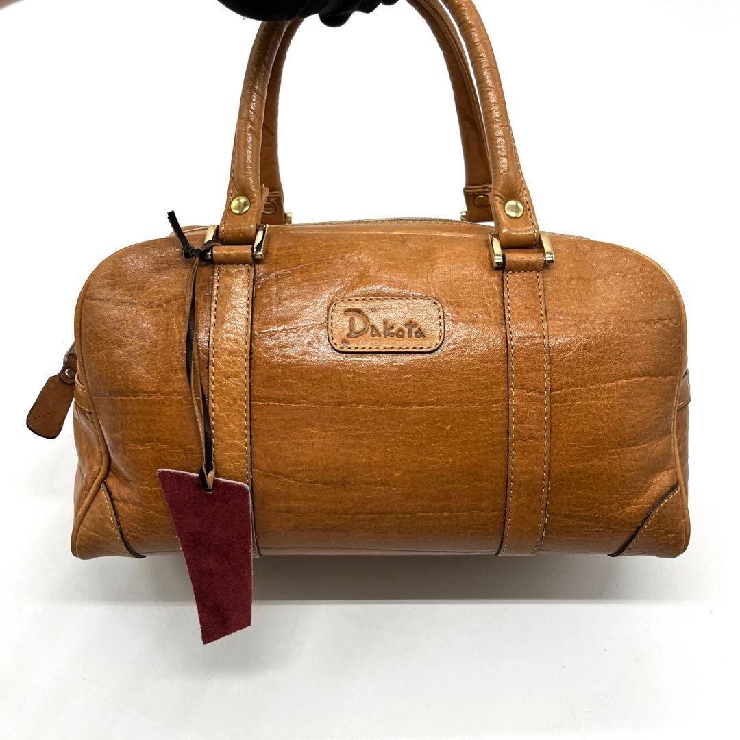 Dakota プリンセス ミニボストンバッグ 本革 ハンドバッグ キャメル — image 2