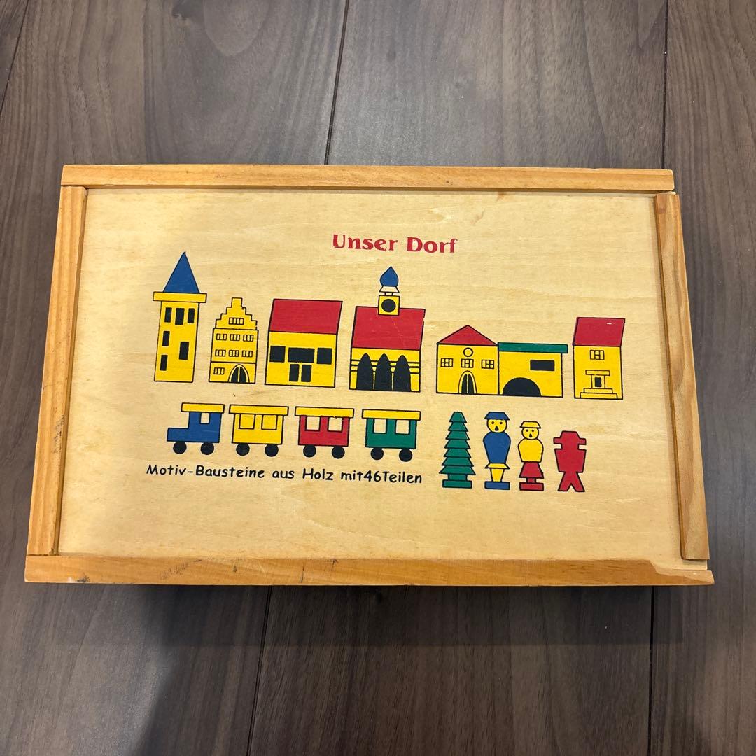 ホルツ社　Unser Dorf 木製積み木 46ピースセット — image 2