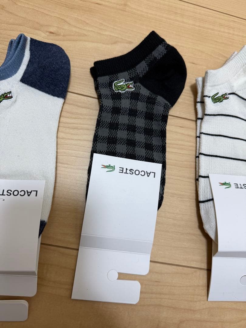 ス*レ様 LACOSTE アンクルソックス 4足セット 22~24cm 特価品 — image 3