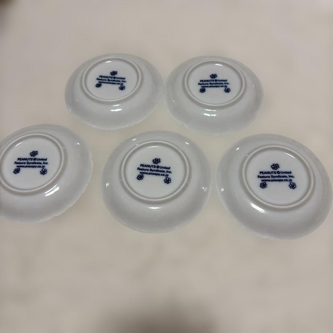 【新品未使用】スヌーピー 小皿5枚セット — image 2