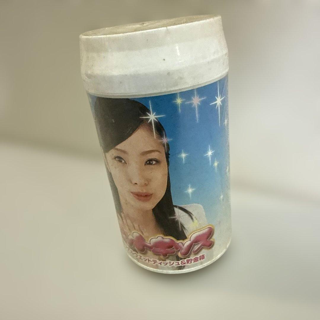 値下げSale 上戸彩 ウェットティッシュ 貯金箱 未開封 — image 3