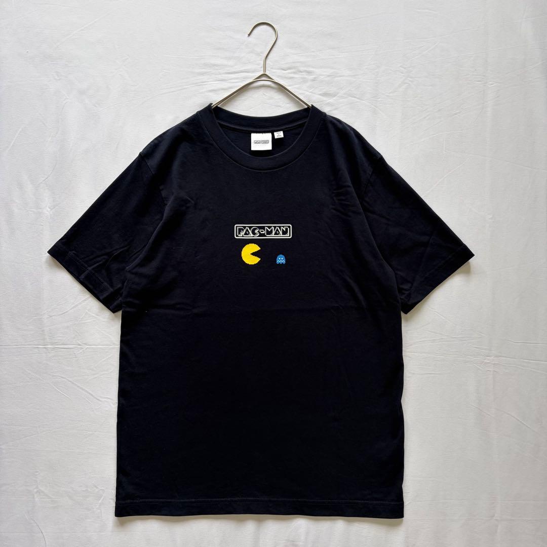GU PAC-MAN パックマンTシャツ ネイビー S バックプリント ゲームT — image 2