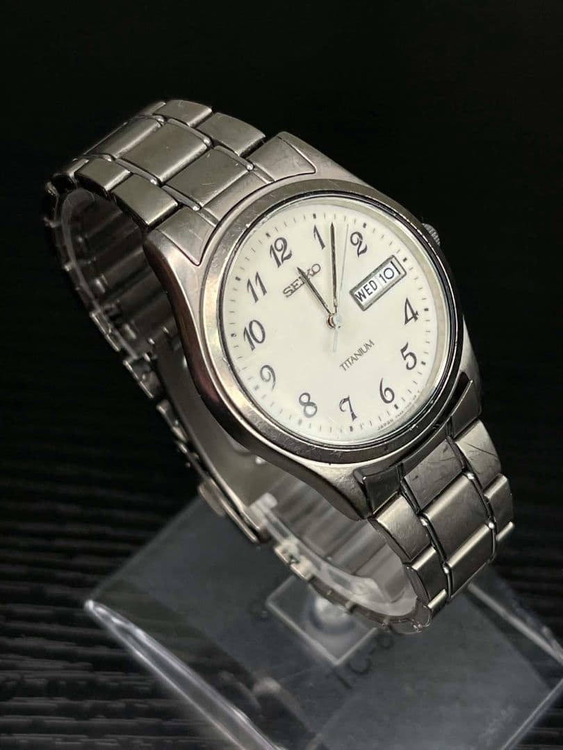 SEIKO セイコー 7N43-9090 ホワイト 3針 ラウンド 腕時計 — image 2