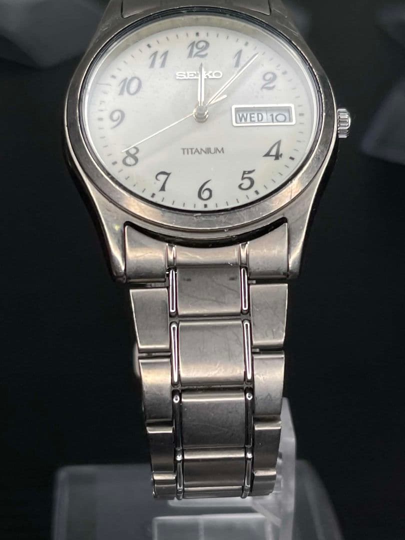 SEIKO セイコー 7N43-9090 ホワイト 3針 ラウンド 腕時計 — image 4