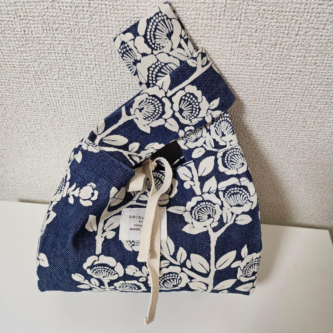 seisuke88 京都 和モダン ボタニカル柄 ハンドバッグ 浴衣バッグ — image 3