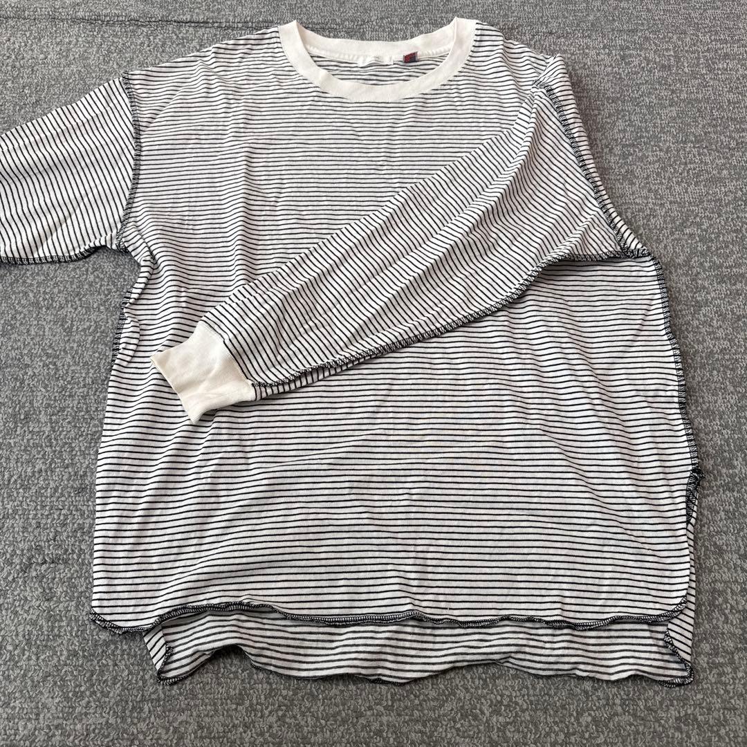 【秋冬物値下げ中】ITEMS ボーダー　Tシャツ — image 2