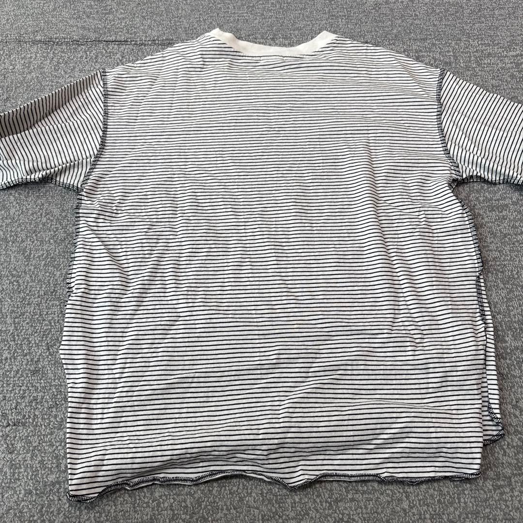 【秋冬物値下げ中】ITEMS ボーダー　Tシャツ — image 4