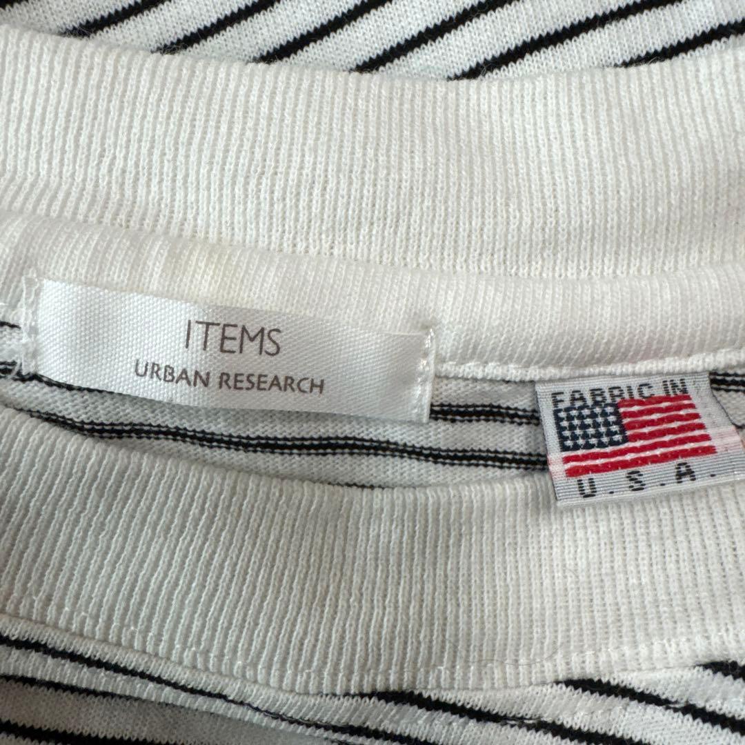 【秋冬物値下げ中】ITEMS ボーダー　Tシャツ — image 5