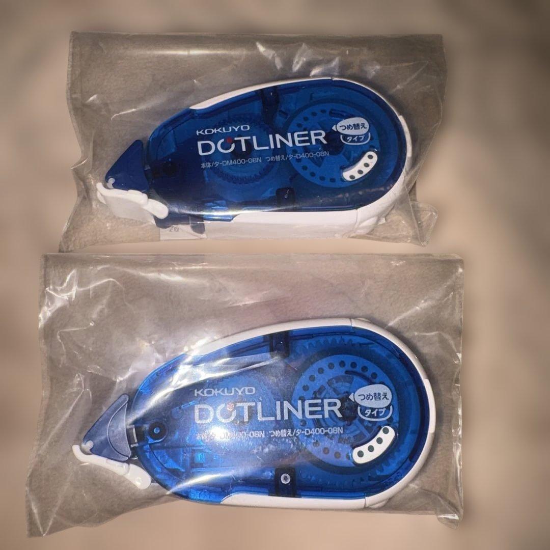 【新品未使用】KOKUYO DOTLINER 本体2個 詰替2個 セット — image 2