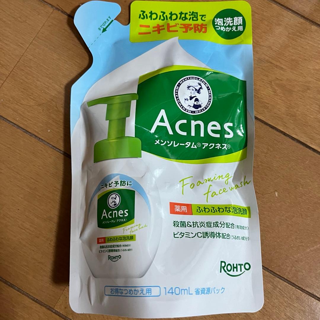 メンソレータム アクネス 薬用ふわふわな泡洗顔 詰替 140ml — image 2
