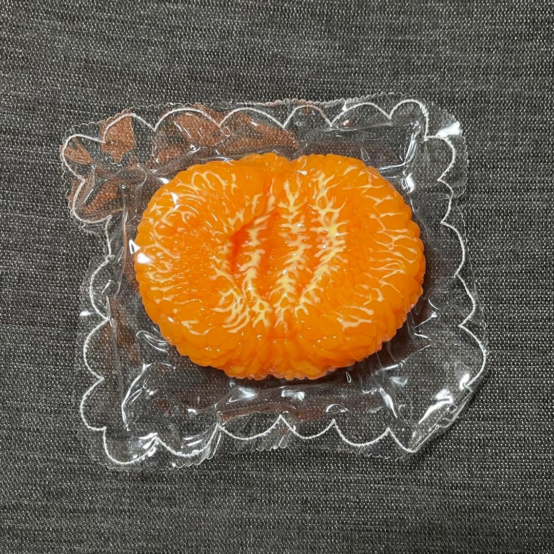 Mizimo　ミジモ　スクイーズ　リアルみかん　みかん　オレンジ　やわやわ袋 — image 3