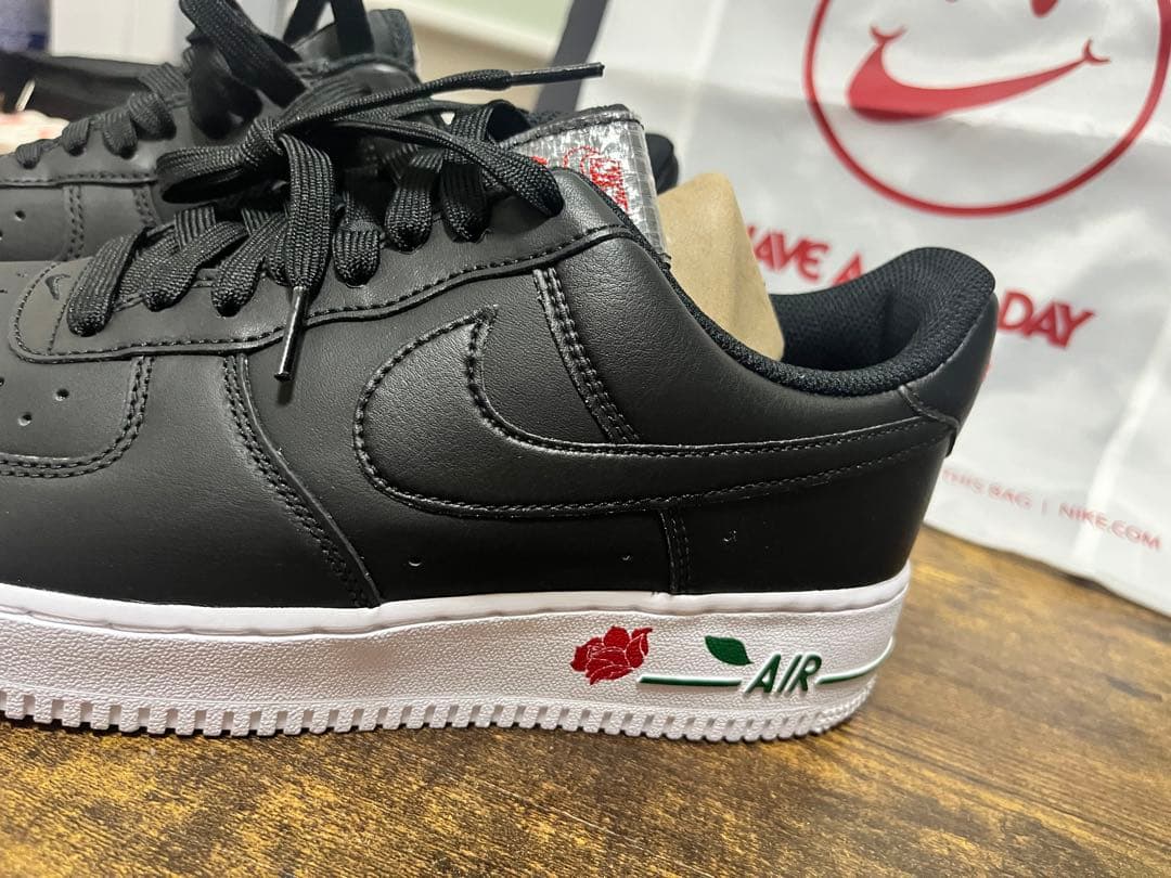 Nike Air Force 1 Low Black 27.5cm エコバッグ付 — image 2