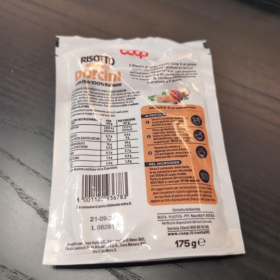 Coop イタリア産ポルチーニ茸のリゾット 175g — image 2